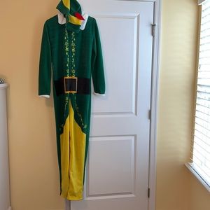 Buddy the Elf pajama onesie